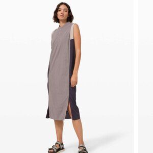 Lululemon Take The Moment Dress x Robert Geller Moonphase Lunar Rock Large